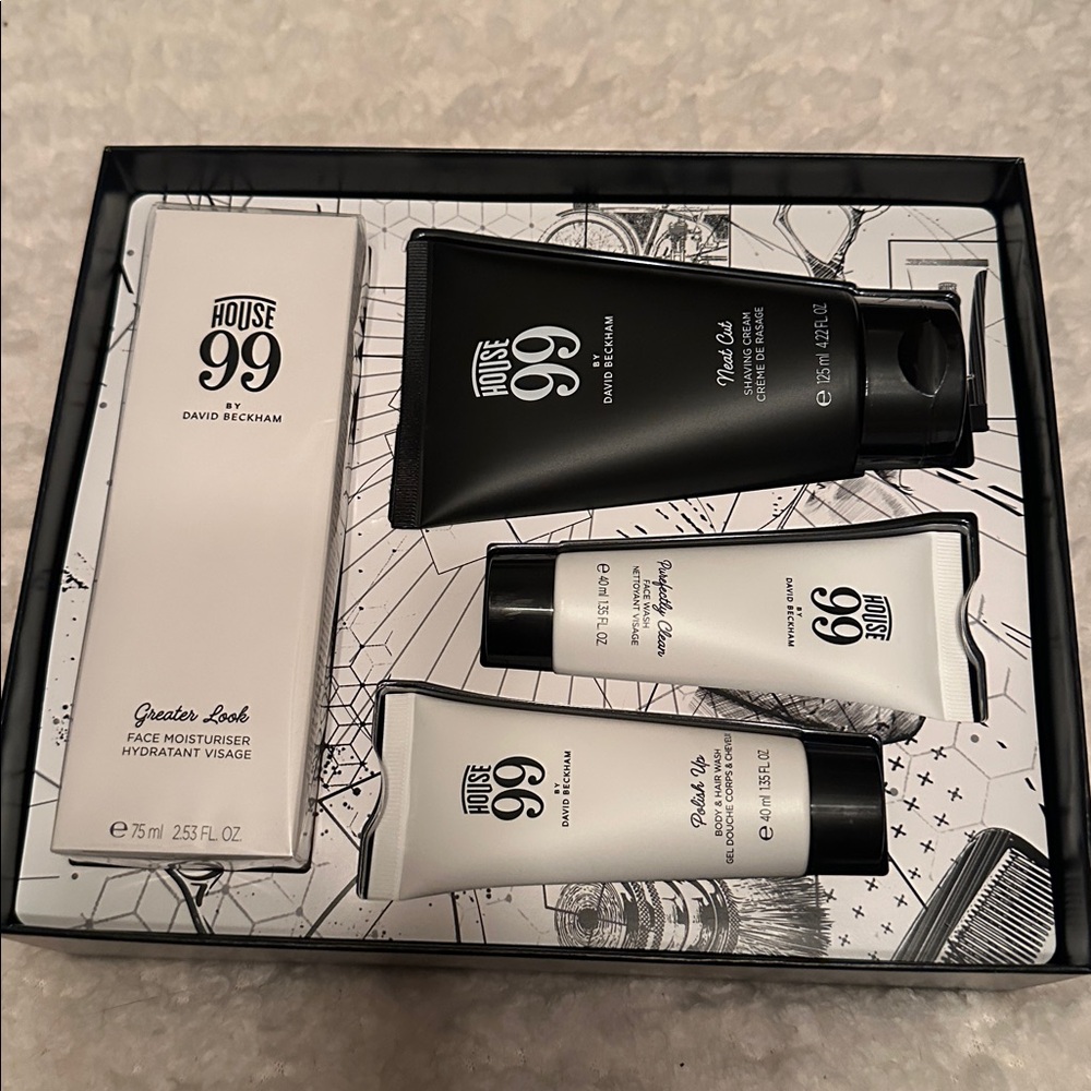 NEW IN BOX House 99 Grooming Essentials Mens Skincare Set Discontinued